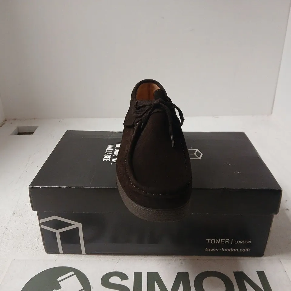 TOWER LONDON MENS APACHE SUEDE BROWN SIZE 42
