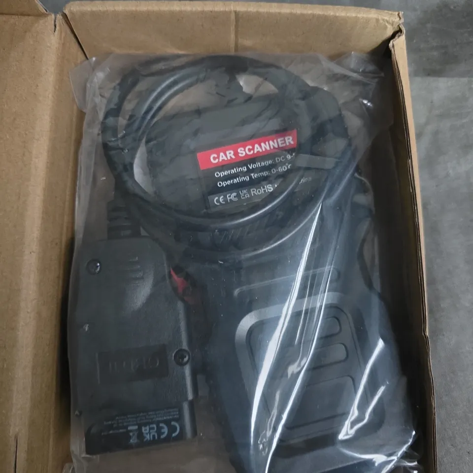 Car Scanner Diagnostic Tool – Plastic bagged inside box