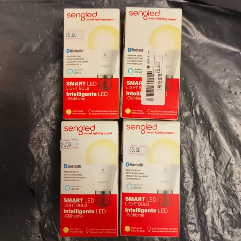 4 X SENGLED SMART LED LIGHT BULBS 