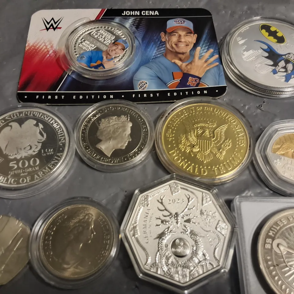LOT OF ASSORTED COLLECTORS AND COMMERATIVE COINS 