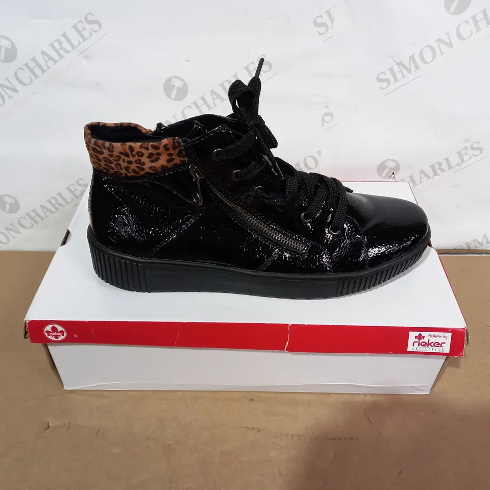 BOXED PAIR OF RIEKER HIGHTOPS - SIZE 42