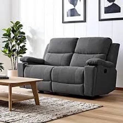BOXED LEDBURY 2 SEATER SOFA - DARK GREY (1 BOX)