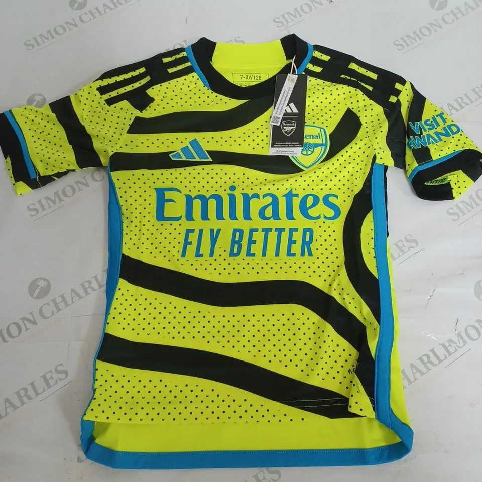 ADIDAS ARSENAL FOOTBALL CLUB SHIRT - YEARS 7-8