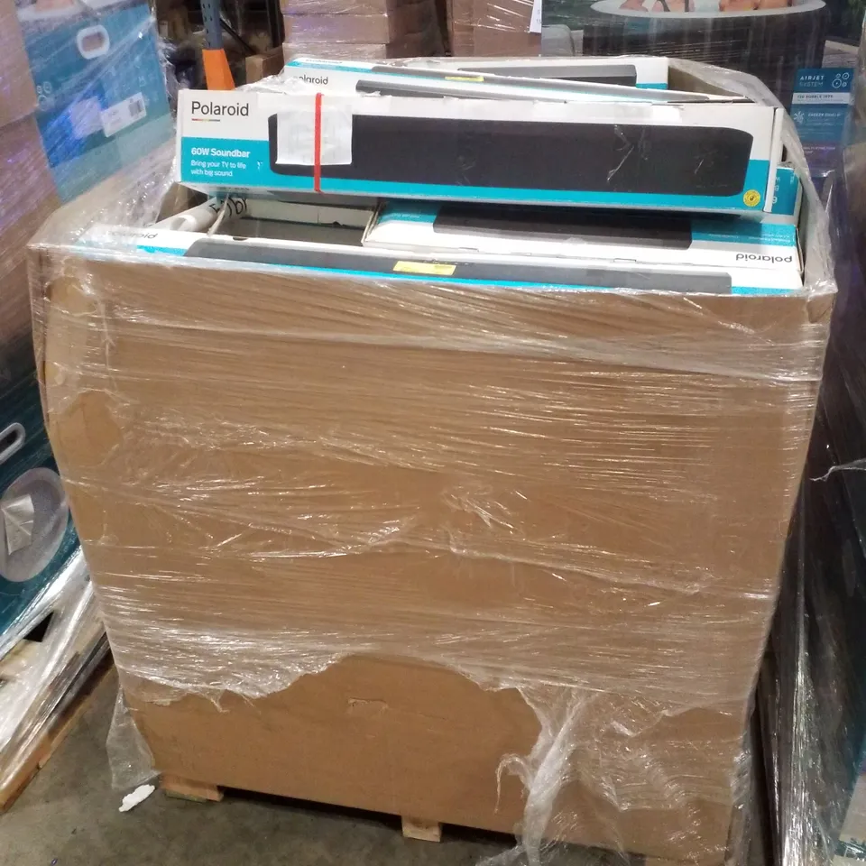 PALLET CONTAINING LARGE QUANTITY OF ASSORTED POLAROID SOUNDBARS