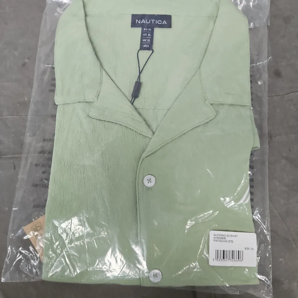 BAGGED NAUTICA SHIRT - PISTACHIO GREEN, XL