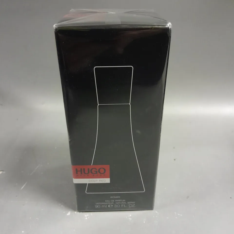 BOXED AND SEALED HUGO BOSS HUGO DEEP RED EAU DE PARFUM SPRAY 90ML 
