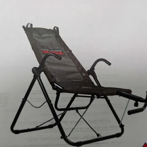 BRAND NEW BOXED FITQUEST CORE LOUNGE ULTRA FOLDABLE WORKOUT CHAIR - COLLECTION ONLY