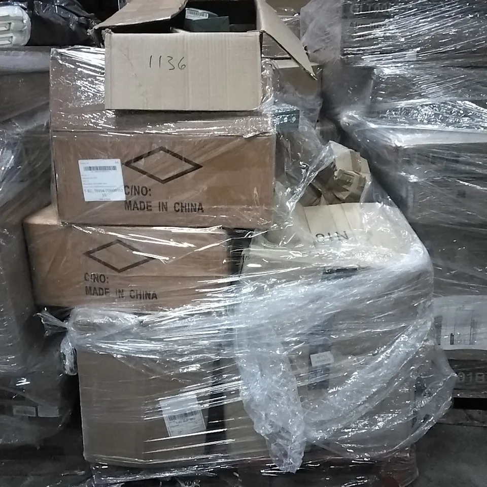 PALLET OF HOUSEHOLD ITEMS TO INCLUDE DIAMOND PAINTING KITS, PORTABLE HANGING FANS, LIGHT UP POP PIPES AND OTHER ASSORTED ITEMS...