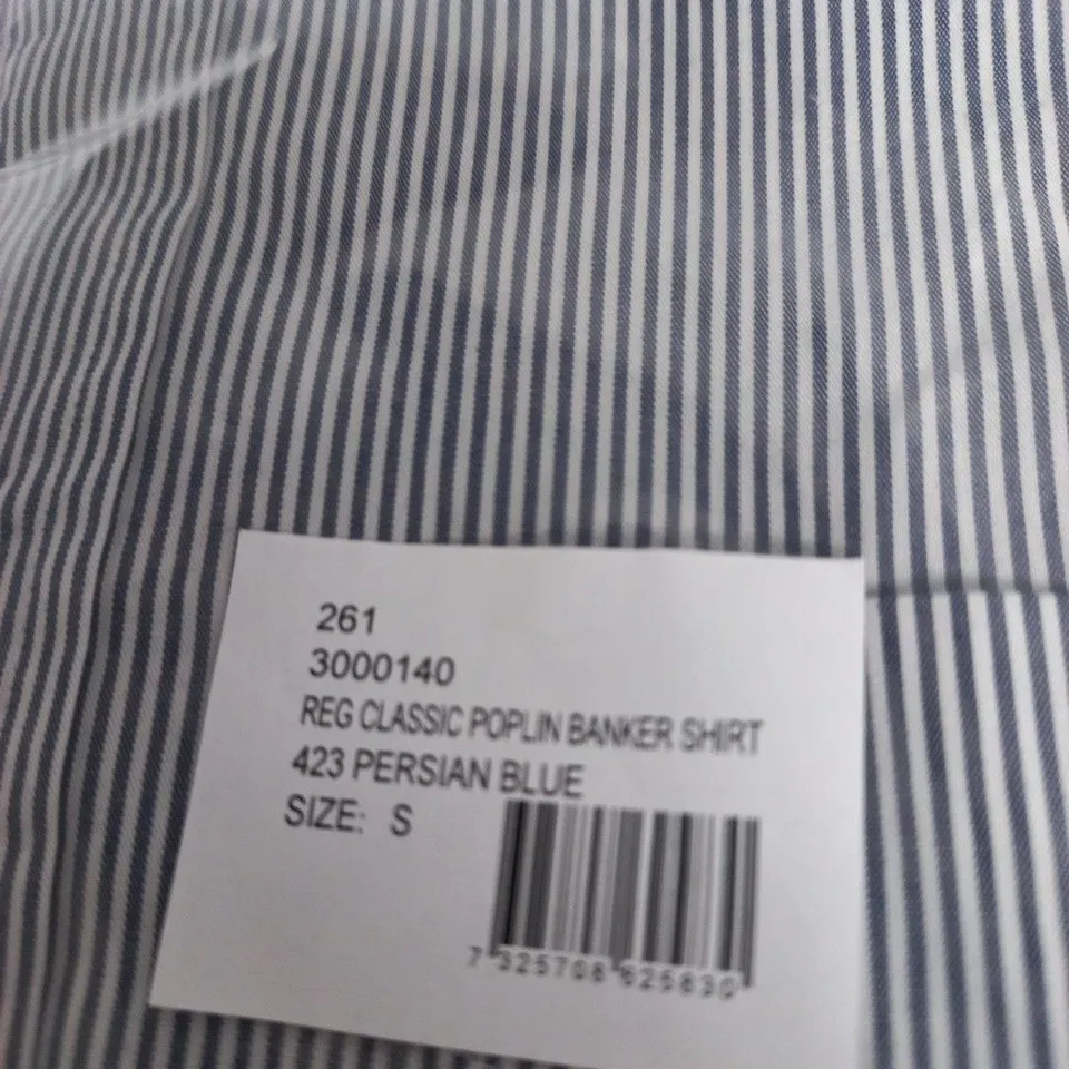 GANT CLASSIC POPLIN BANNER SHIRT – PERSIAN BLUE – SIZE S