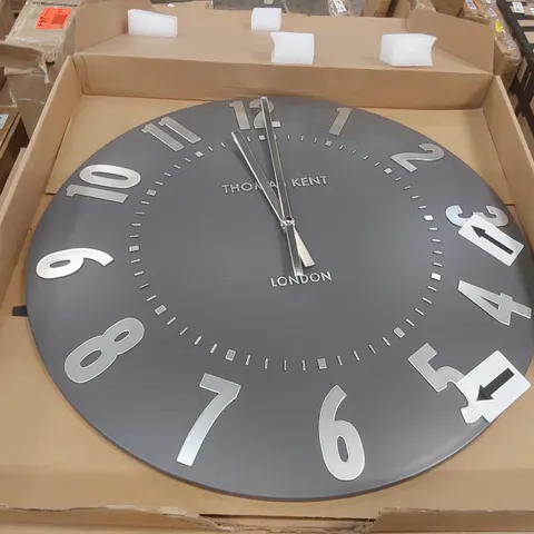 BOXED MULBERRY METAL WALL CLOCK