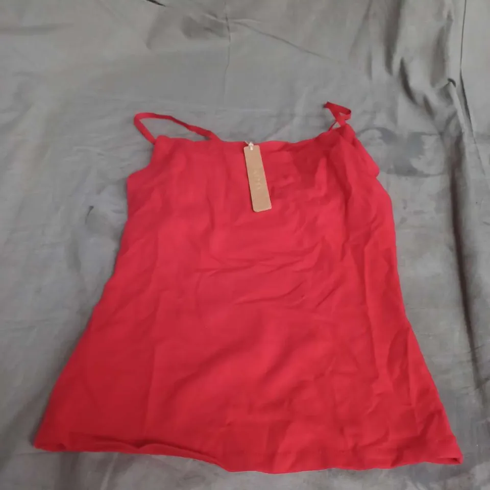 SKIMS COTTON JERSEY CAMI IN CRANBERRY SIZE S