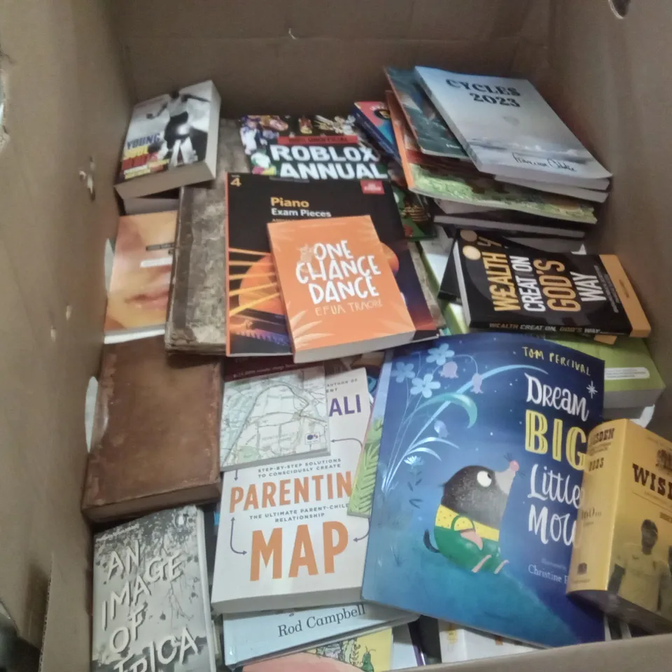 CAGE OF ASSORTED BOOKS BY STEVEN GERRARD, MATT HRANEK, ROBERT GREENE, DAVID FOSTER WALLACE, PETER WOHLLEBEN, NICK LAND