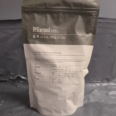 SEALED REFORMED COLLAGEN CEREMONIAL MATCHA 286G
