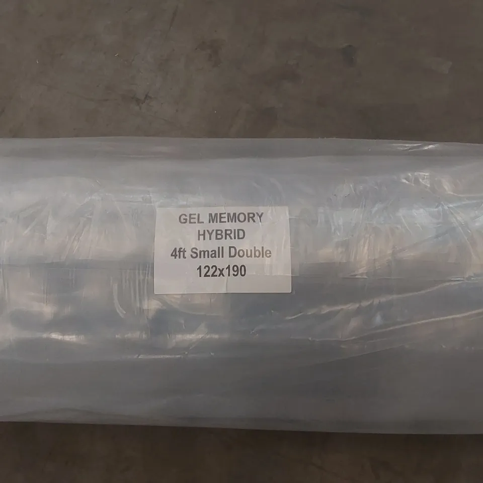 BRAND NEW BAGGED AND ROLLED GEL MEMORY HYBRID MATTRESS - 4FT SMALL DOUBLE