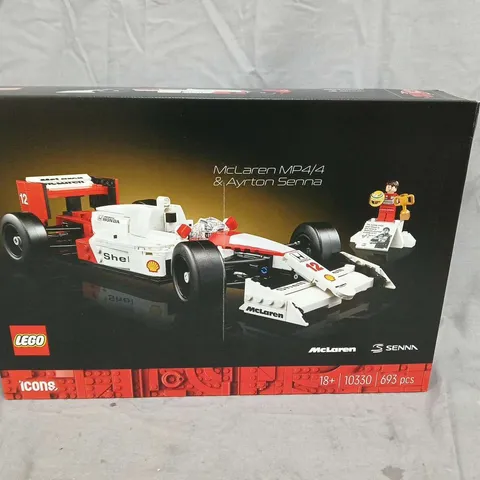 BOXED LEGO MCLAREN MP4 & AYRTON SENNA 10330