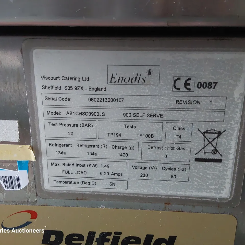 VICOUNT 900 SELF SERVE REFRIGERATED DISPLAY UNIT
