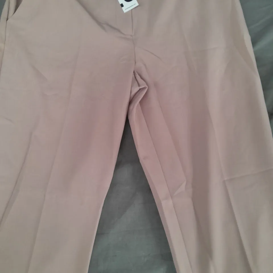 DOROTHY PERKINS ANKLE GRAZER TROUSERS IN DUSTY PINK SIZE 10