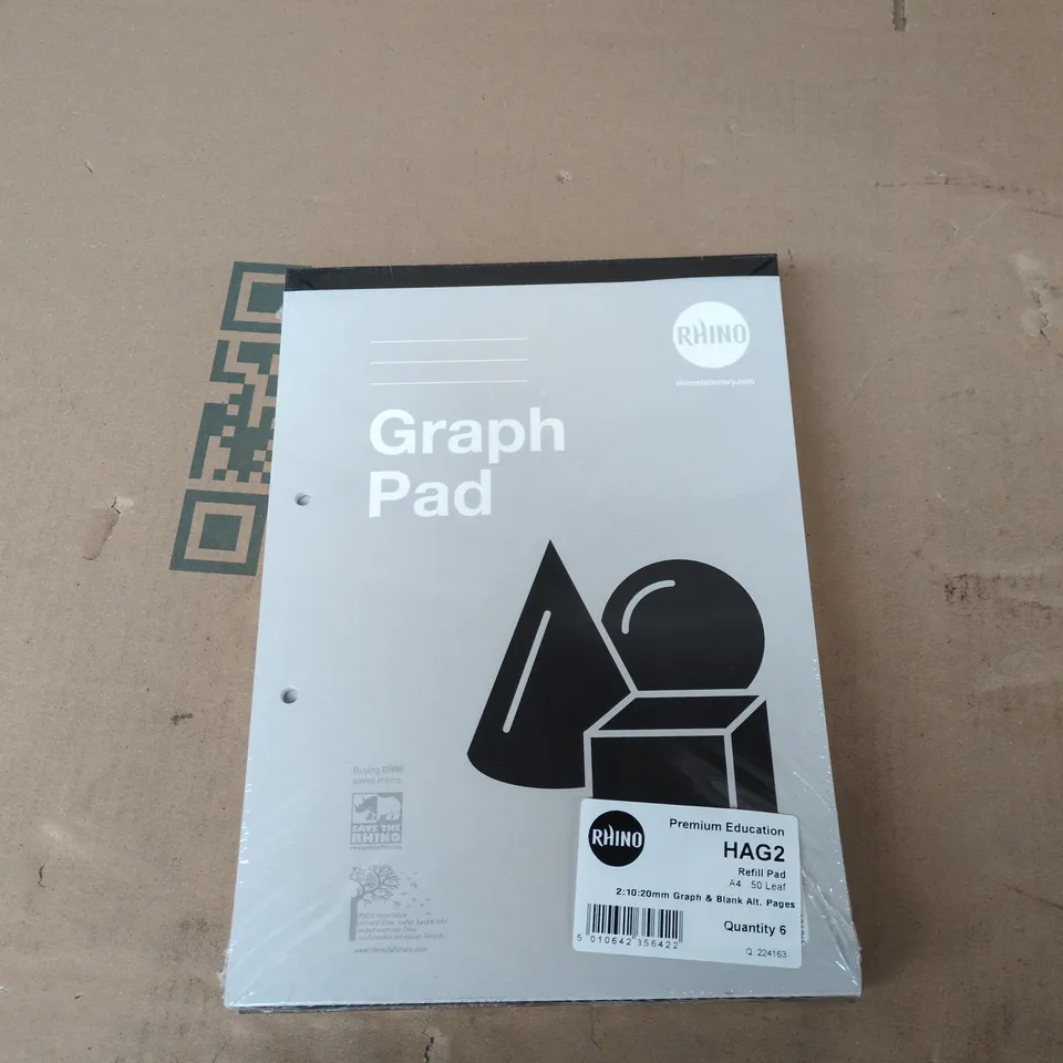 48X RHINO 50 PAGE GRAPH PAD (BRAND NEW)