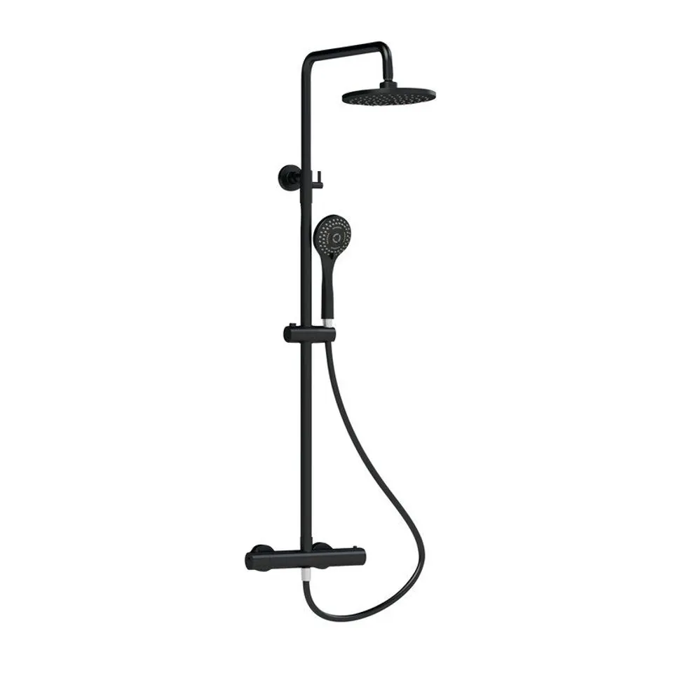 THERMOSTATIC SHOWER WITH DUAL SHOWER HEAD