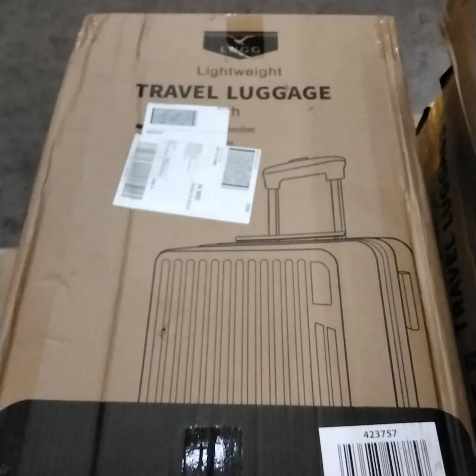 BOXED LUGG HARDSHELL TRAVEL SUITCASE - COLOURS VARY 