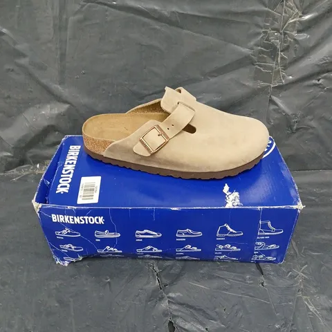 BOXED PAIR OF BIRKENSTOCK BOSTON BS TABACCO BROWN UK 4.5