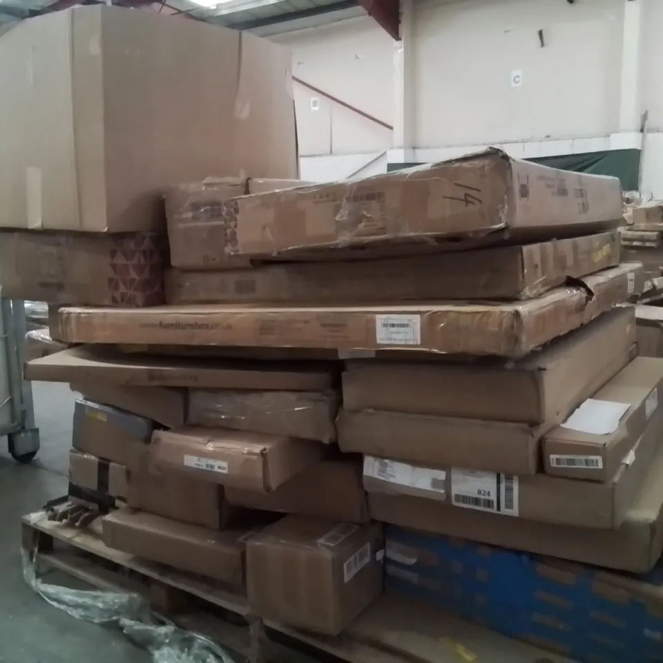 PALLET OF INCOMPLETE FURNITURE SETS