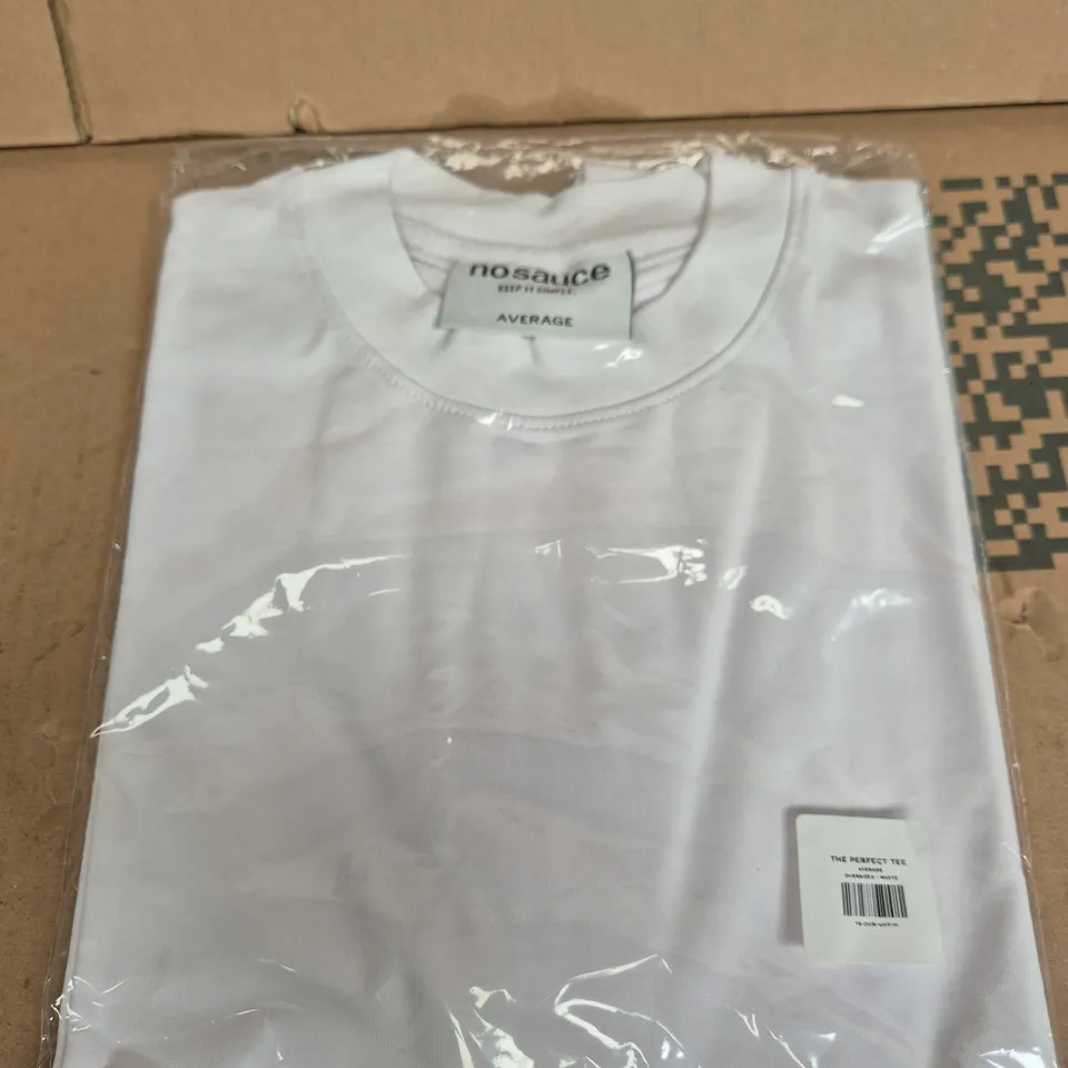THE PERFECT TEE AVERAGE OVERSIZED WHITE T-SHIRT
