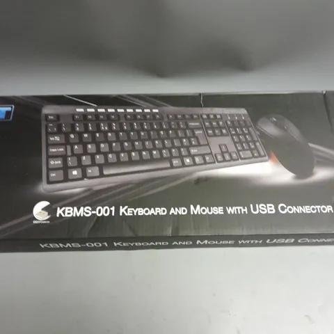 BOXED CIT KBMS-OO1 KEYBOARD AND MOUSE WITH USB CONNECTOR