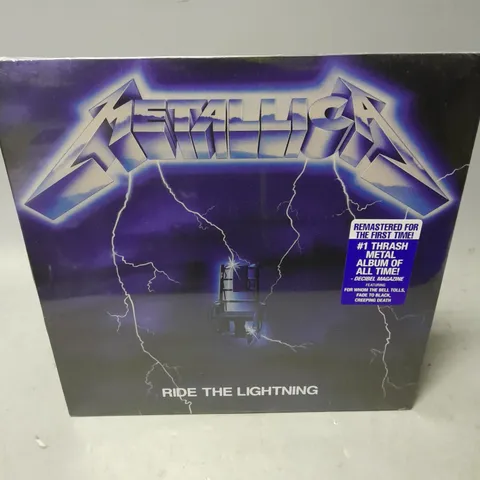 SEALED METALLICA RIDE THE LIGHTENING VINYL