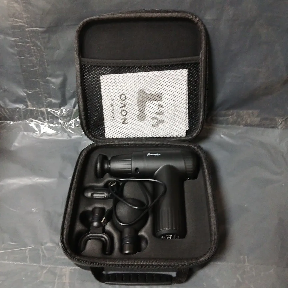 HOMEDICS HANDHELD PERCUSSION MASSAGE DEVICE IN CASE