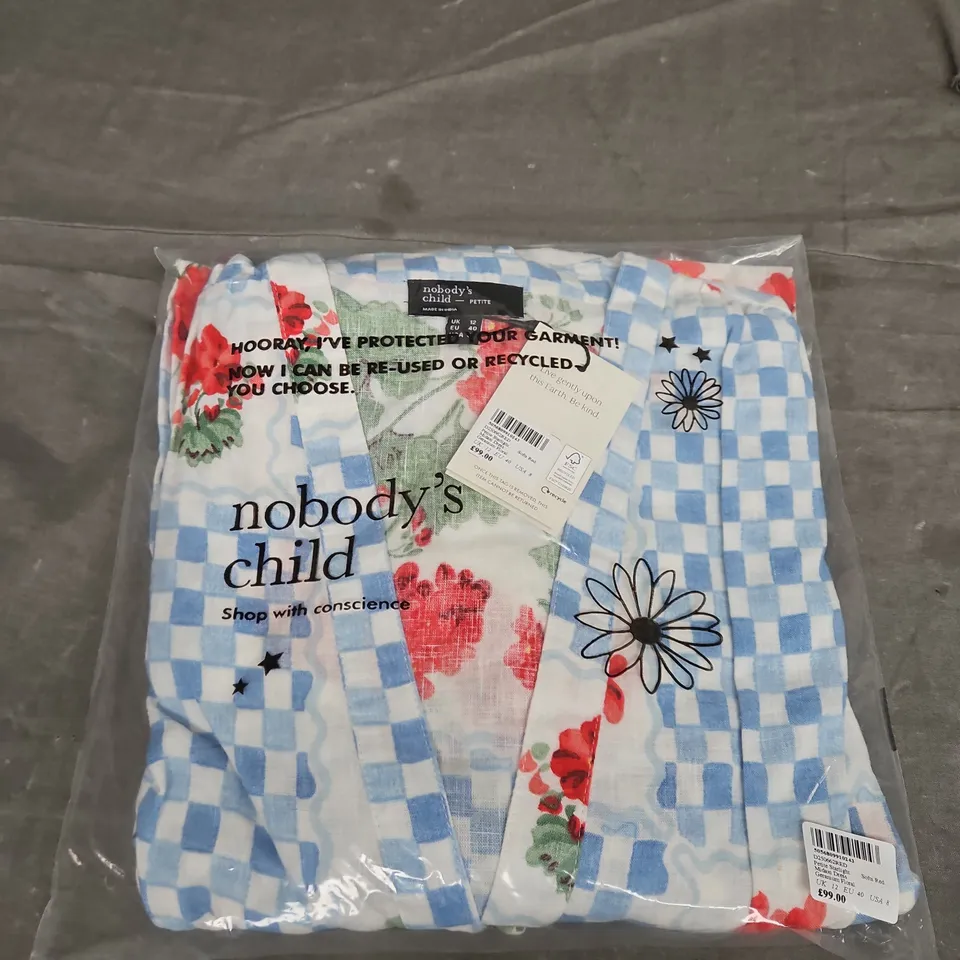 BAGGED NOBODYS CHILD PETITE STARLIGHT MIDAXI DRESS - SIZE 12