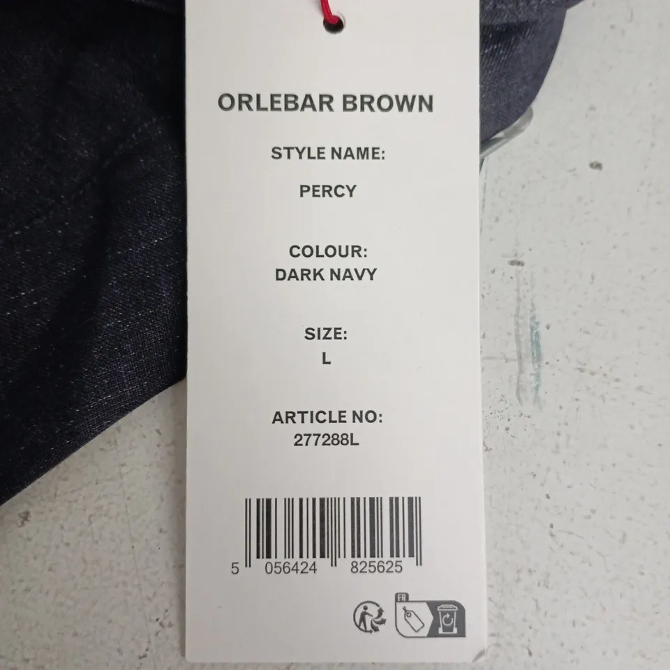 ORLEBAR BROWN PERCY SHIRT – DARK NAVY – SIZE L