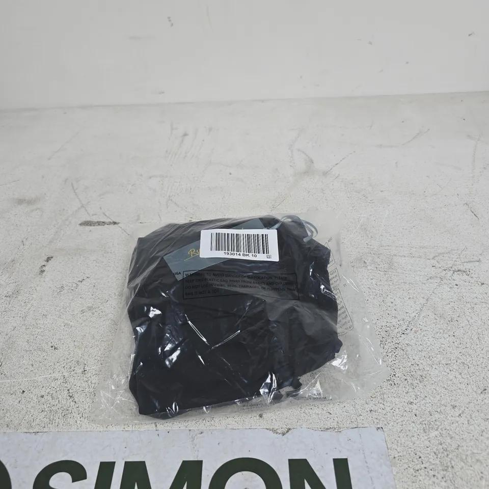 RUTH LANGSFORD HOLIDAY ONE PIECE SWIMSUIT BLACK SIZE 10