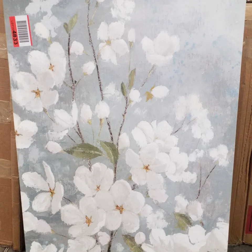 SPRING BEAUTIFUL GREY BY JAMES WIENS - WRAPPED CANVAS PAINTING 