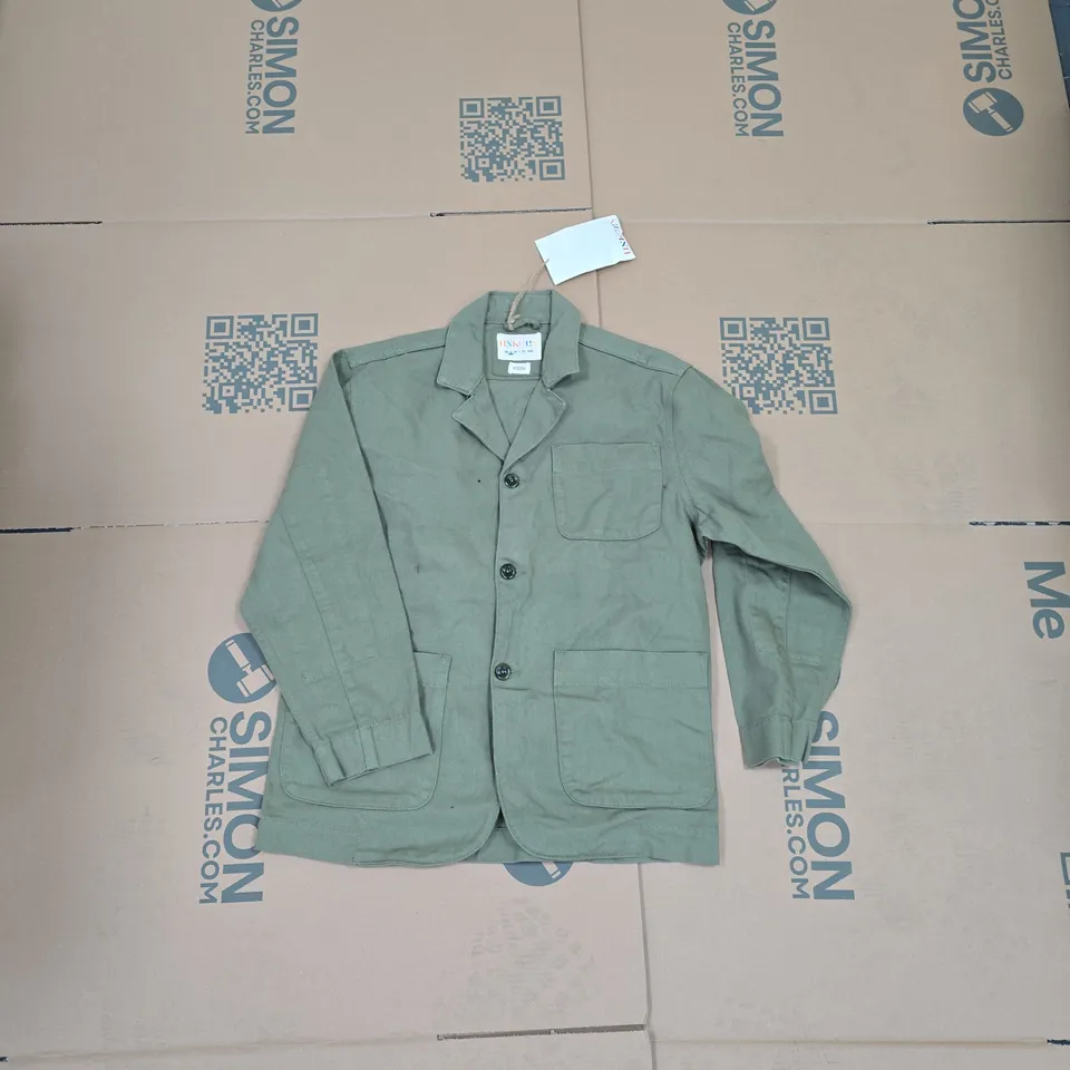 USKEES OLIVE GREEN UTILITY FIELD JACKET WITH FOUR POCKETS UK S