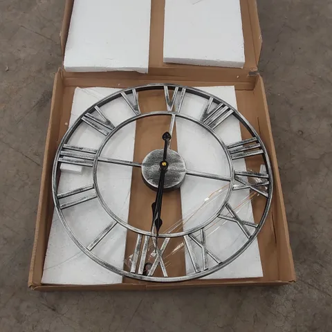 BOXED WALL CLOCK 