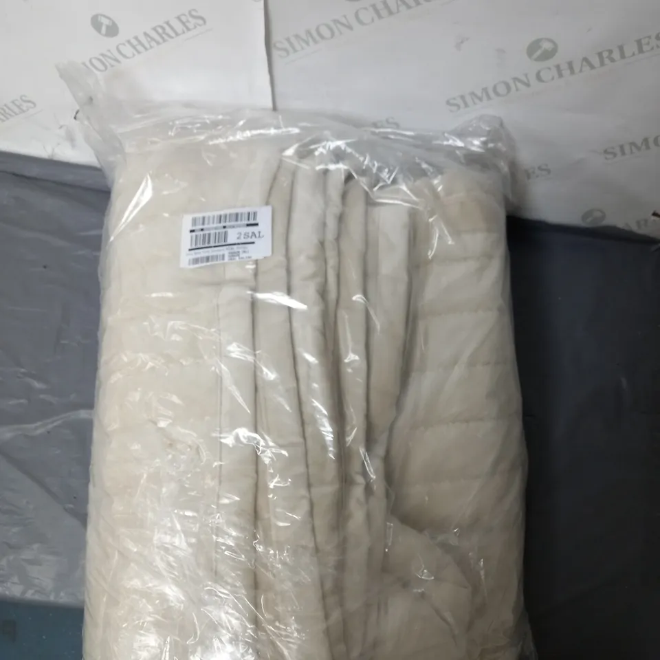 Cotton Velvet Stitch Embroidered Bedspread RRP £89