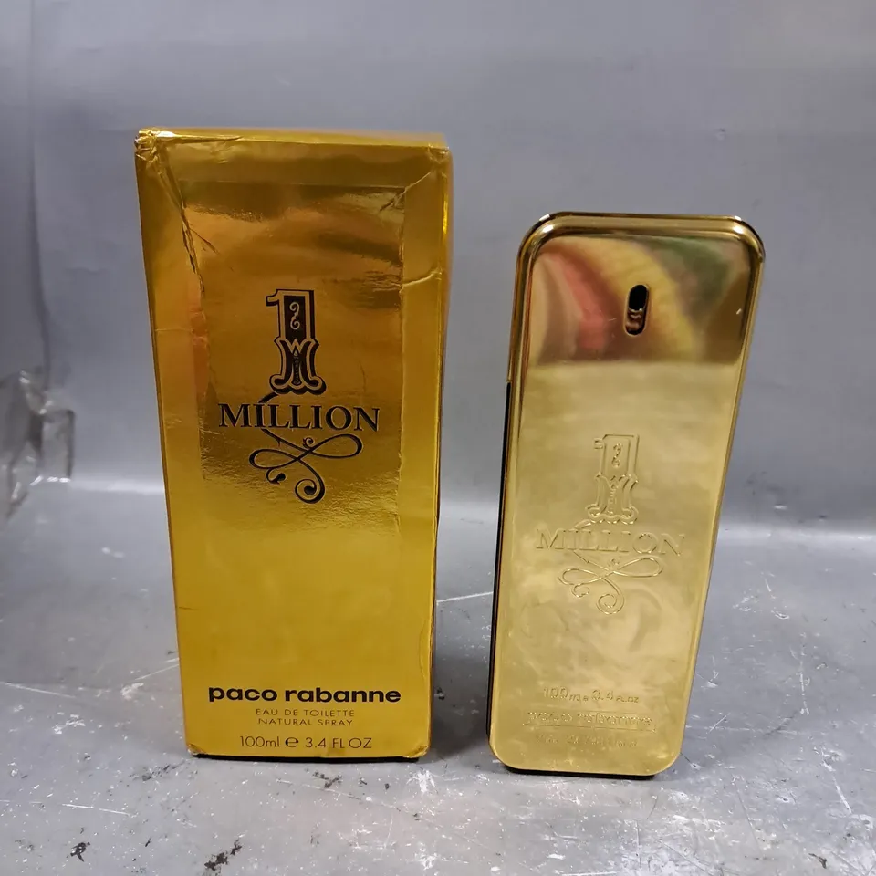 BOXED PACO RABANNE 1 MILLION EAU DE TOILETTE SPRAY 100ML