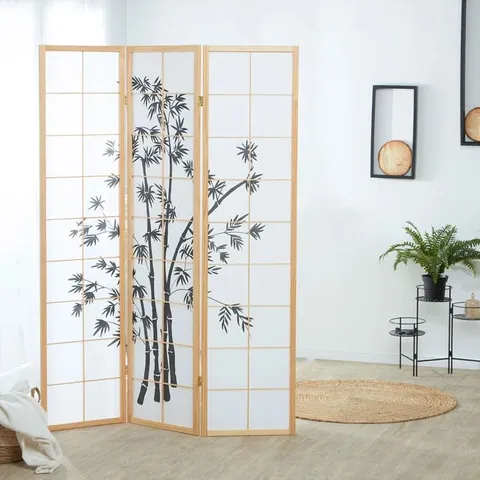 BOXED REKHA 179CM H FOLDING ROOM DIVIDER (1 BOX)