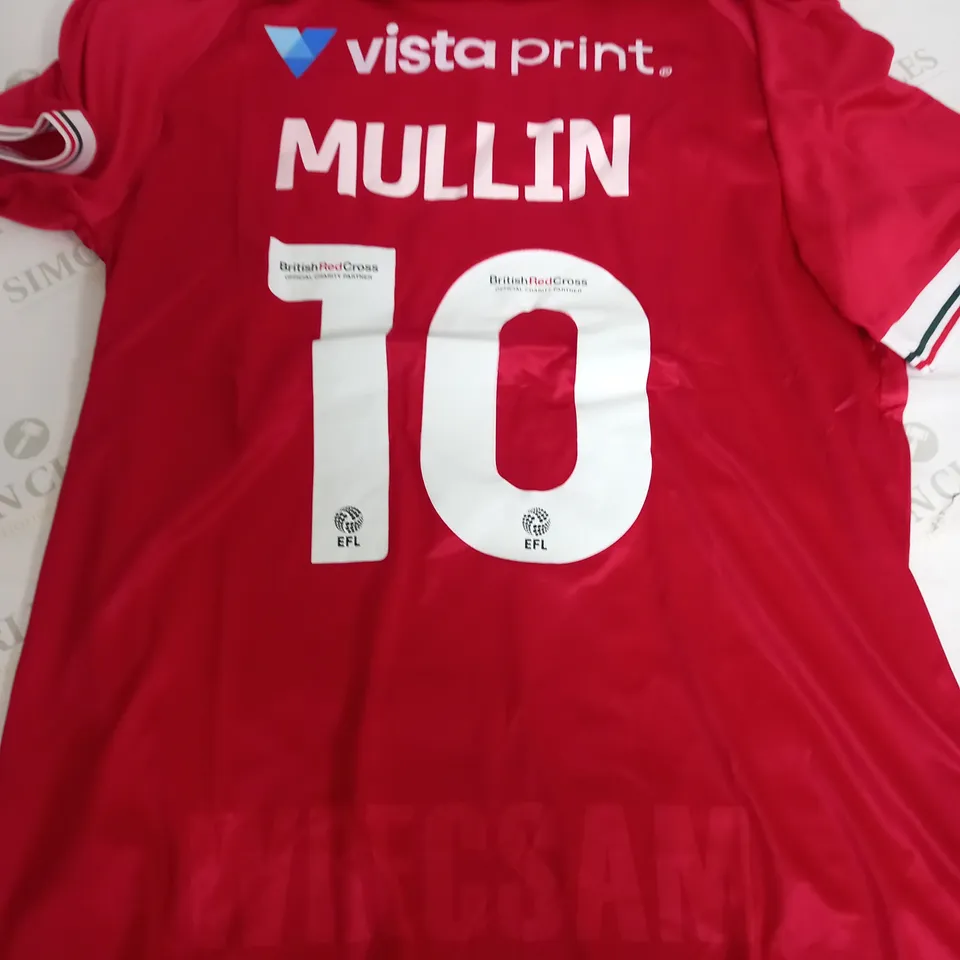 MACRON WREXHAM FOOTBALL CLUB SHIRT - LARGE