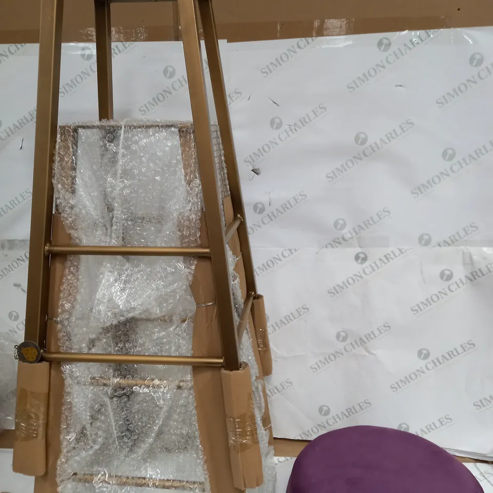 BUNDLE BERRY BY AMANDA HOLDEN SET OF 2 VELVET TOP BARSTOOLS