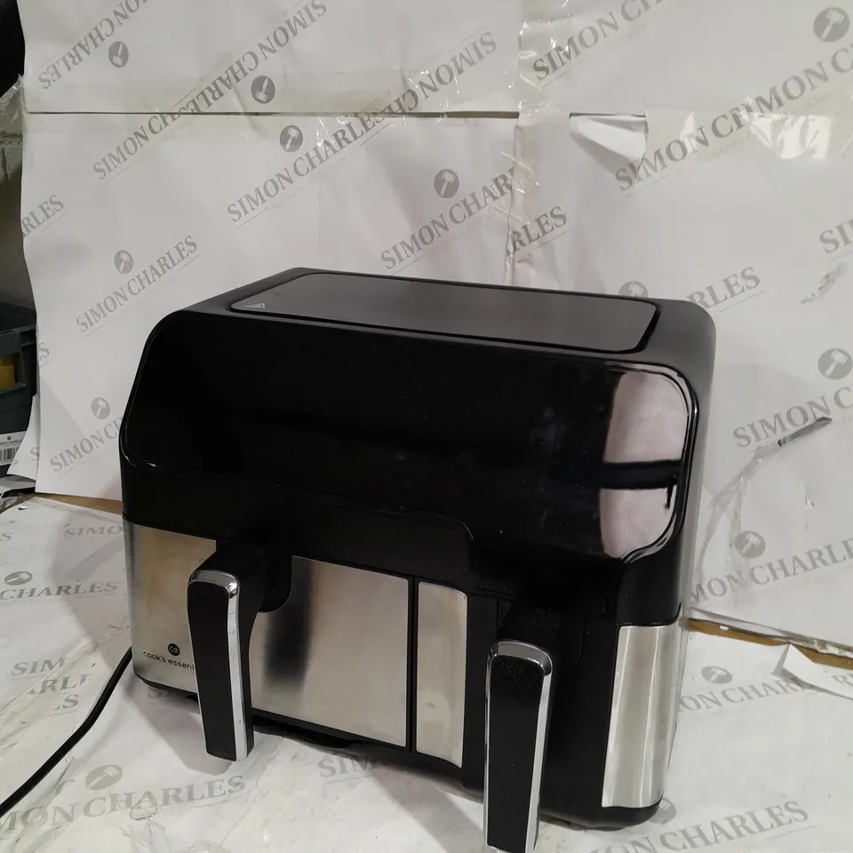 COOK'S ESSENTIALS 7.7L DUAL AIR FRYER 