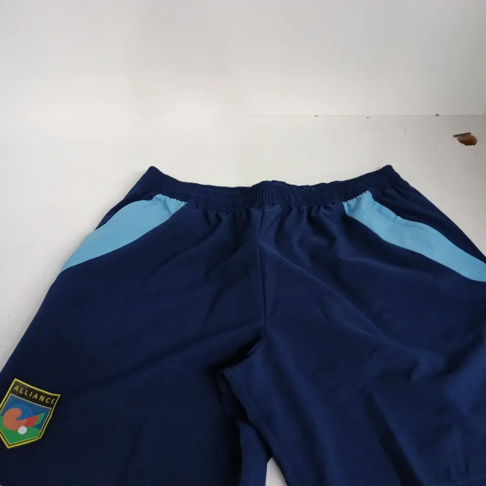 ADIDAS TIRO24 C DT SHORTS – FOOTBALL SHORTS, NAVY WITH LIGHT-BLUE PANELS, UK XL