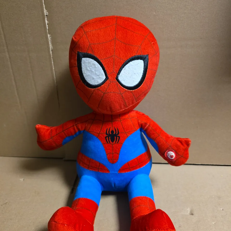 TALKING SPIDERMAN PLUSHIE