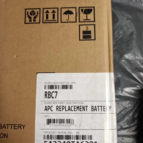 APC REPLACEMENT BATTERY RBC7 (UPS BATTERY)