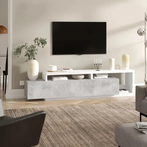 BOXED AIRES TV STAND FOR TVS UP TO 55" (2 BOXES)