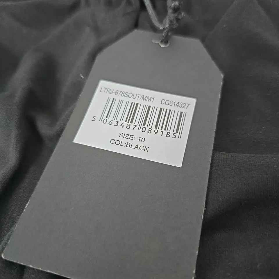 BRAVE SOUL LONDON BLACK JOGGING BOTTOMS - UK 10