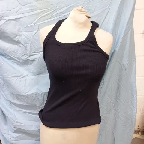 ZARA WOMEN'S BLACK SLEEVELESS TANK TOP SIZE MEDIUM