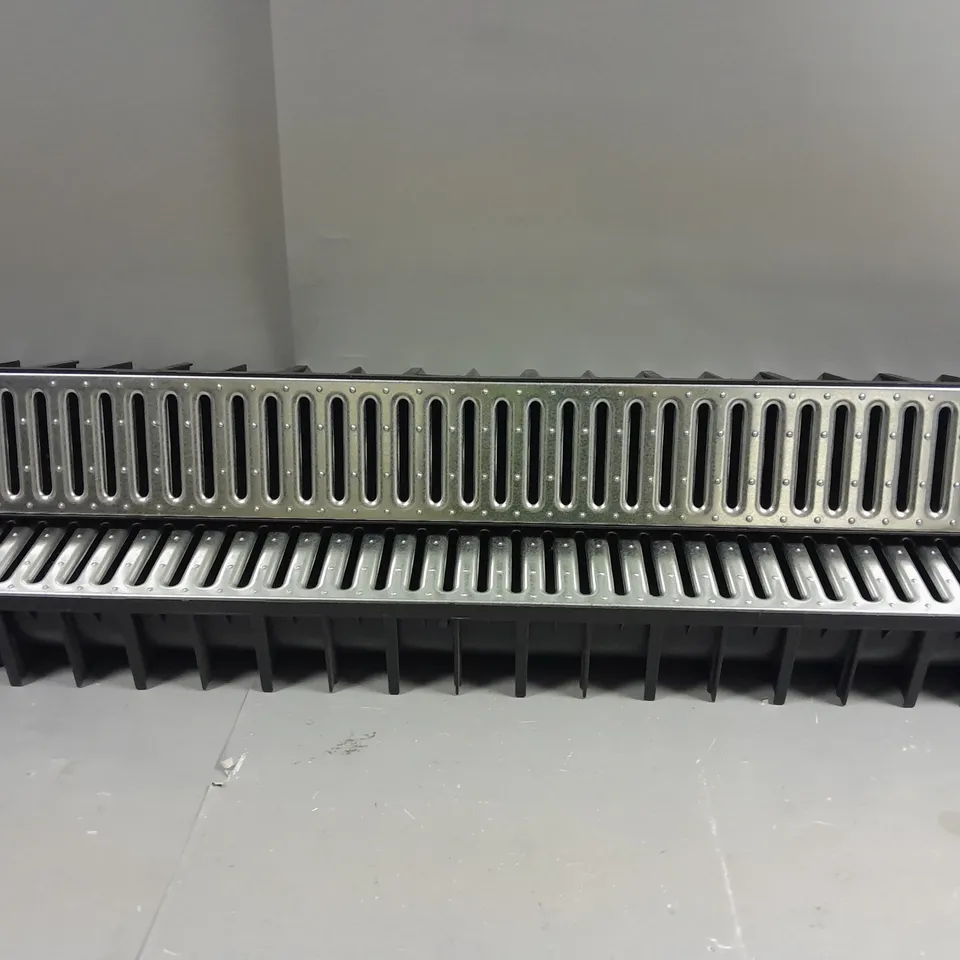 2 A15 1M CHANNEL DRAINAGE DOMESTIC WITH GALVANISED GRATES - COLLECTION ONLY