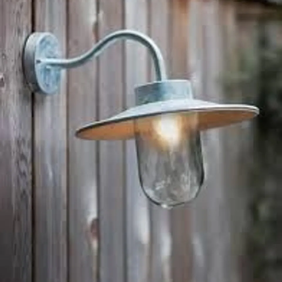 BOXED ST IVES SWAN NECK LIGHT HOT DIPPED GALVANISED STEEL